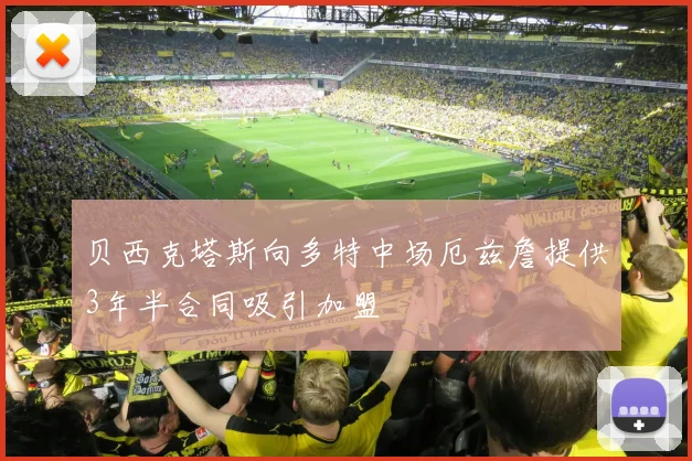 贝西克塔斯向多特中场厄兹詹提供3年半合同吸引加盟